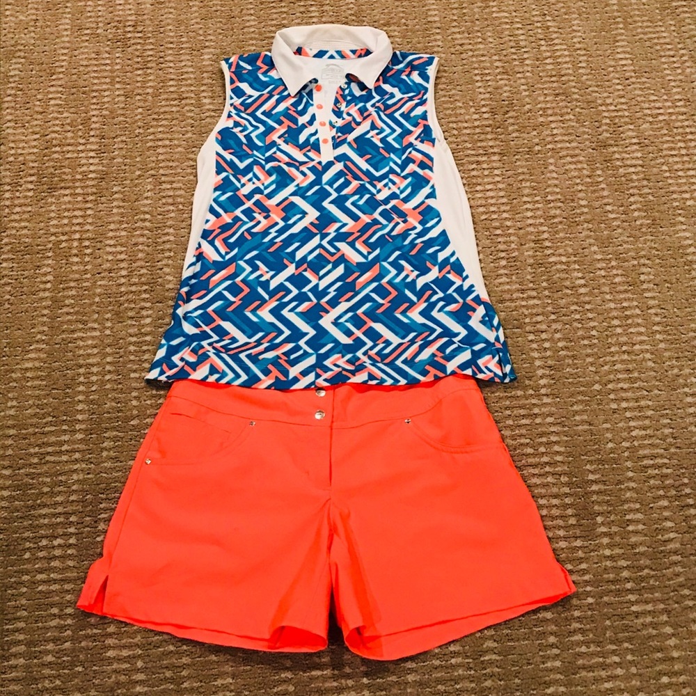 Girls golfing outfit